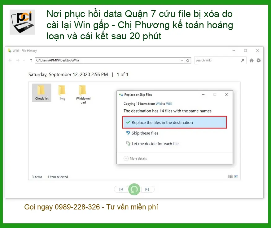Khôi Phục Dữ Liệu Quận 7 cứu file bị xóa – Dịch vụ khôi phục tận nơi lấy liền