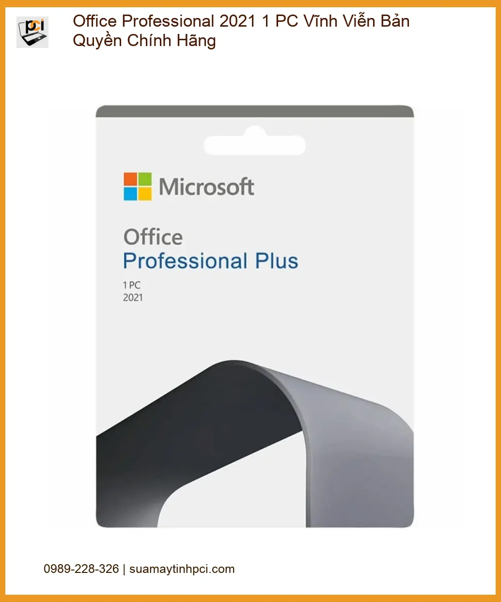 Office Bản Quyền Professional 1 PC Vĩnh Viễn - Cài Đặt Nhanh Tận Nơi TPHCM