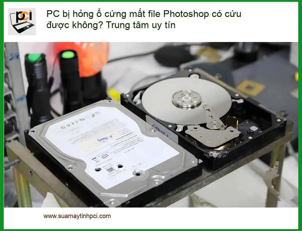 Khôi Phục Dữ Liệu PC hỏng ổ cứng mất Photoshop – Trung tâm uy tín