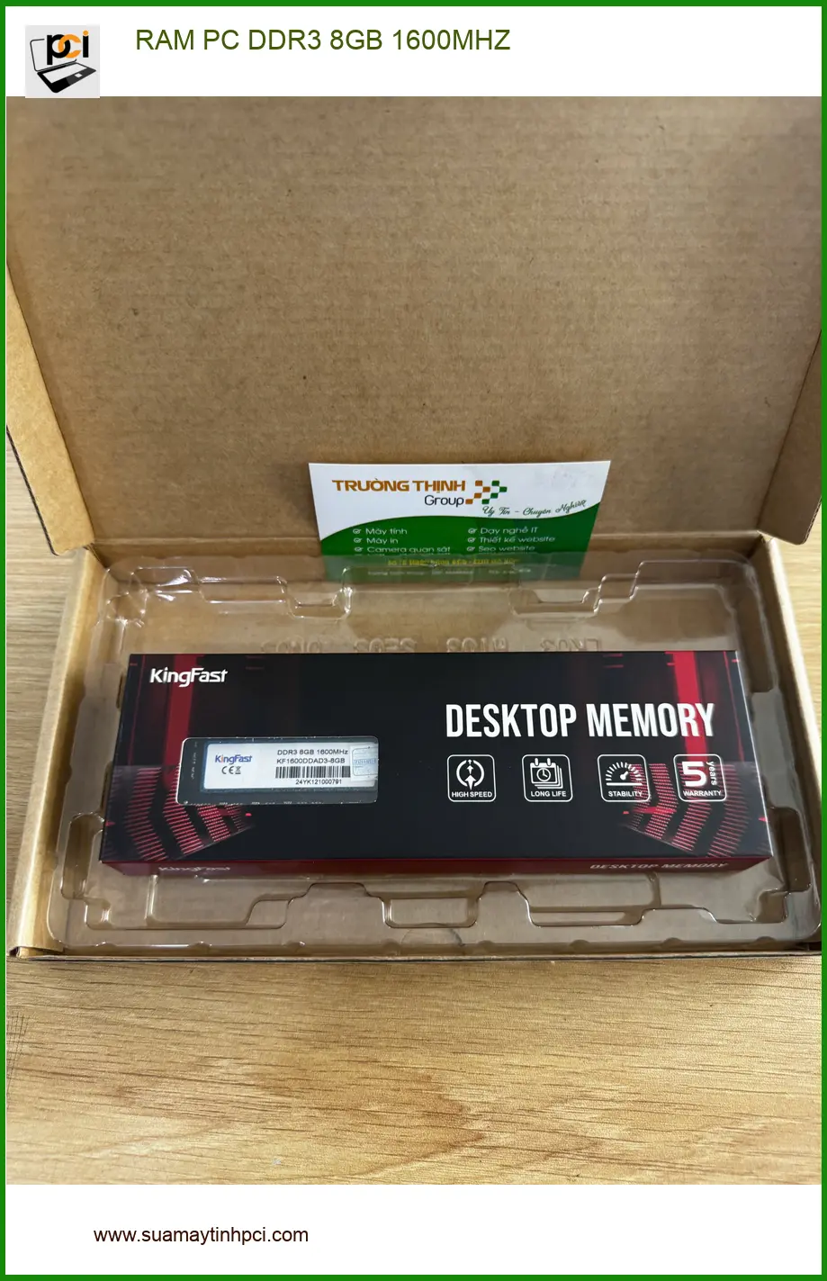 Chú Minh kiến trúc sư tìm mua RAM PC DDR3 8GB 1600MHZ Quận 10 uy tín ảnh thực tế 2