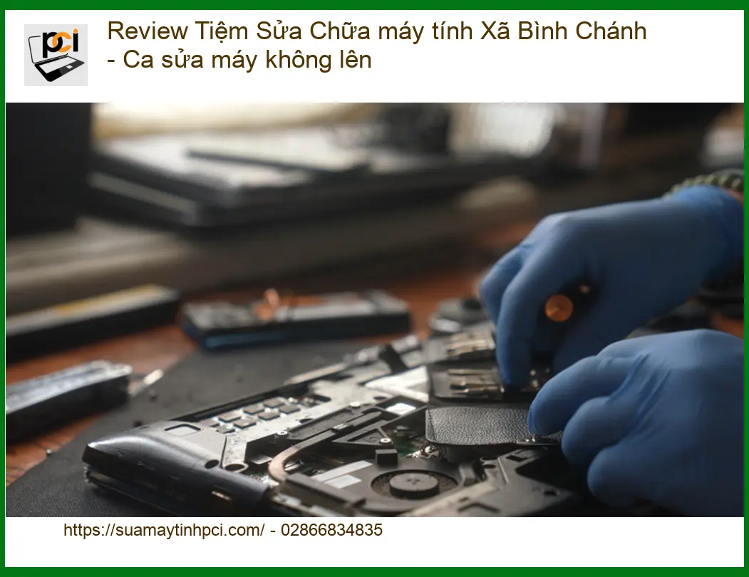 Sửa máy tính Xã Bình Chánh không lên – Trung tâm hỗ trợ uy tín