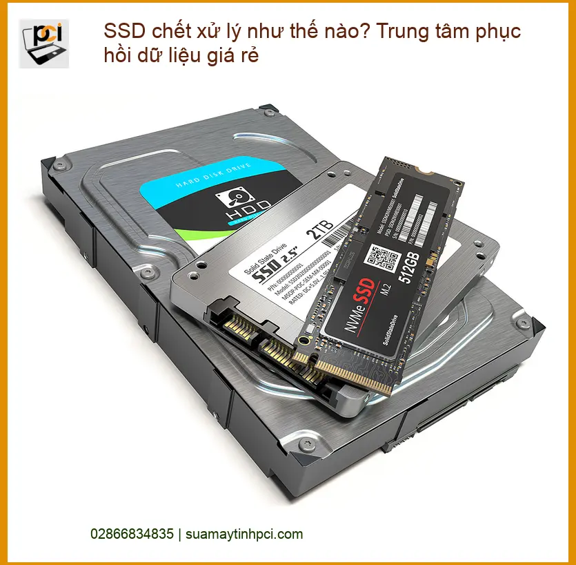 Khôi Phục Dữ Liệu SSD chết xử lý thế nào? – Trung tâm cứu dữ liệu uy tín TPHCM