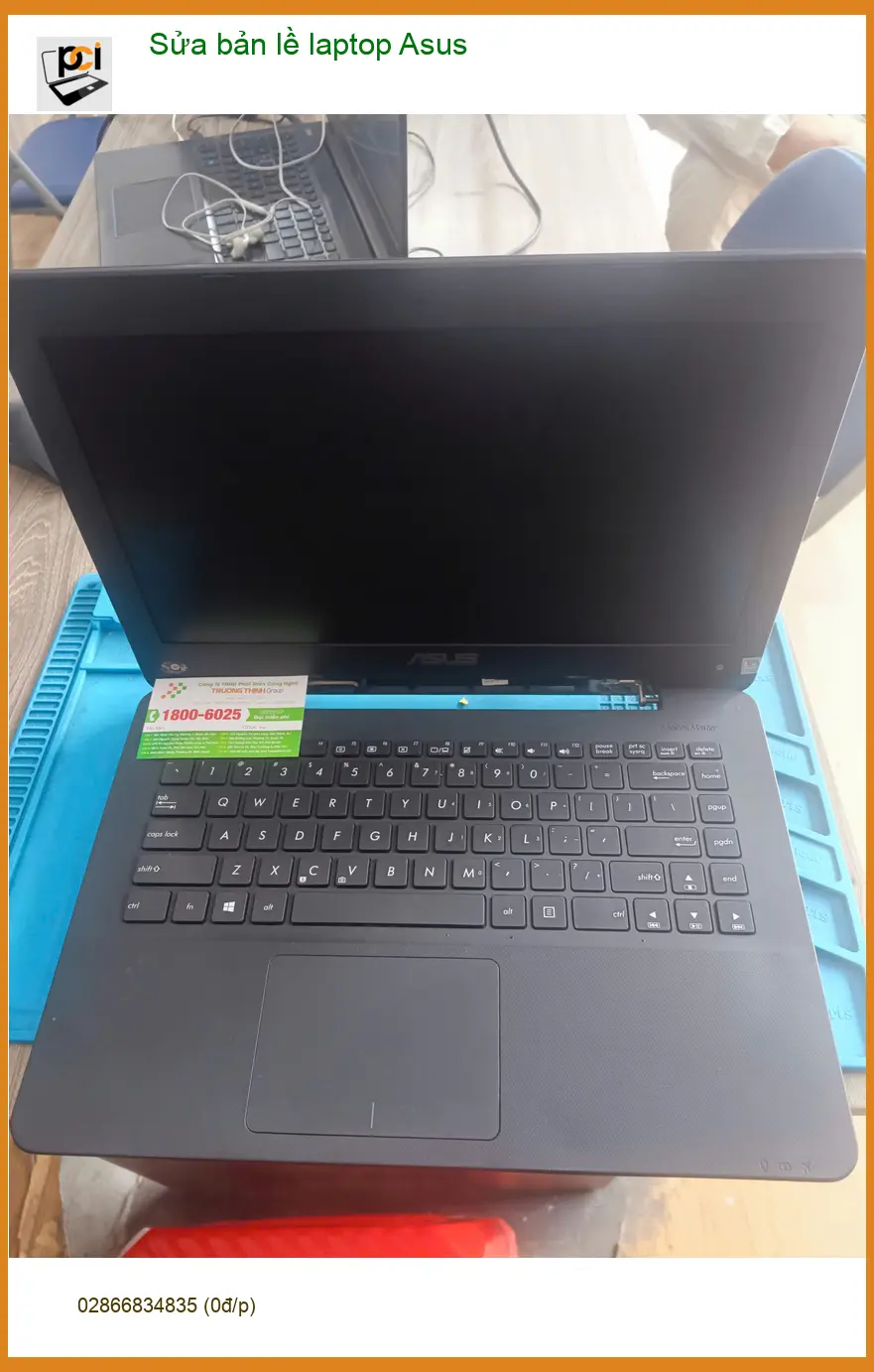 Chị Trâm kế toán tại Tân Phú review dịch vụ sửa bản lề laptop Asus ảnh thực tế 1