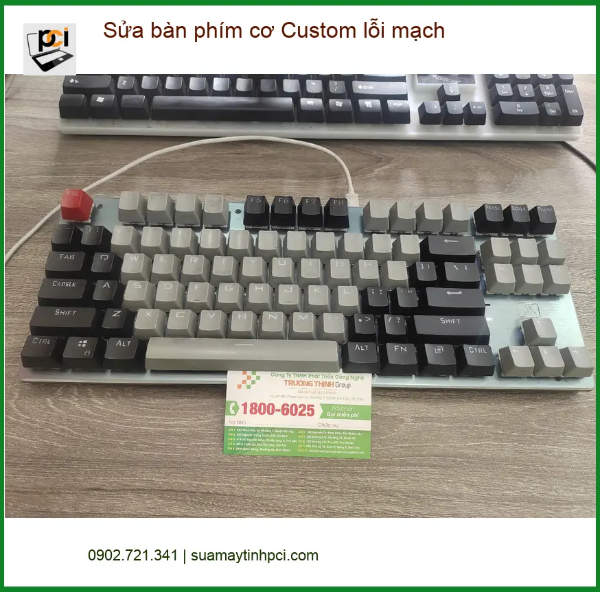 Chỗ sửa bàn phím cơ Custom lỗi mạch Quận 7 - Anh Kiên tìm chỗ sửa uy tín. ảnh thực tế 2
