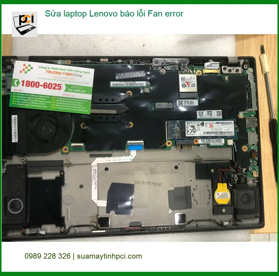Trung tâm Sửa laptop Lenovo báo lỗi Fan error Quận Bình Tân – Anh Quang chia sẻ