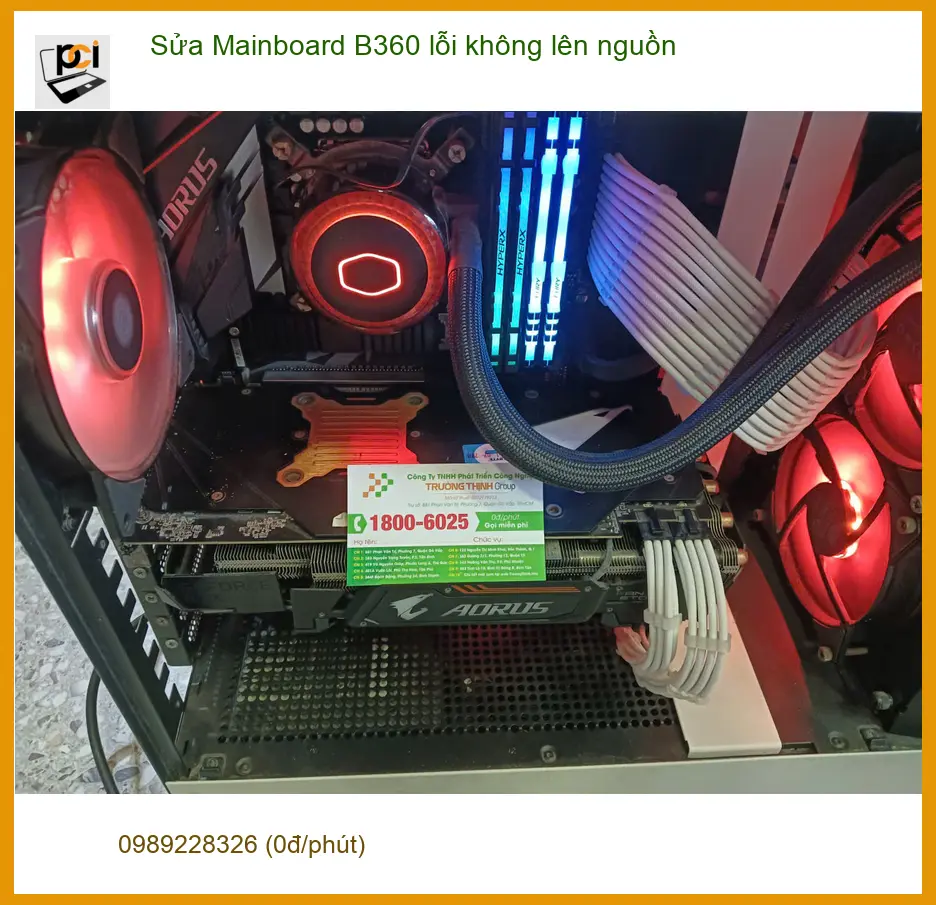 Dịch vụ sửa Mainboard B360 lỗi không lên nguồn Quận 7 – Chú Vinh giám đốc