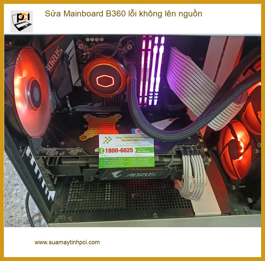 Dịch vụ sửa Mainboard B360 lỗi không lên nguồn Quận 7 - Chú Vinh giám đốc ảnh thực tế 1