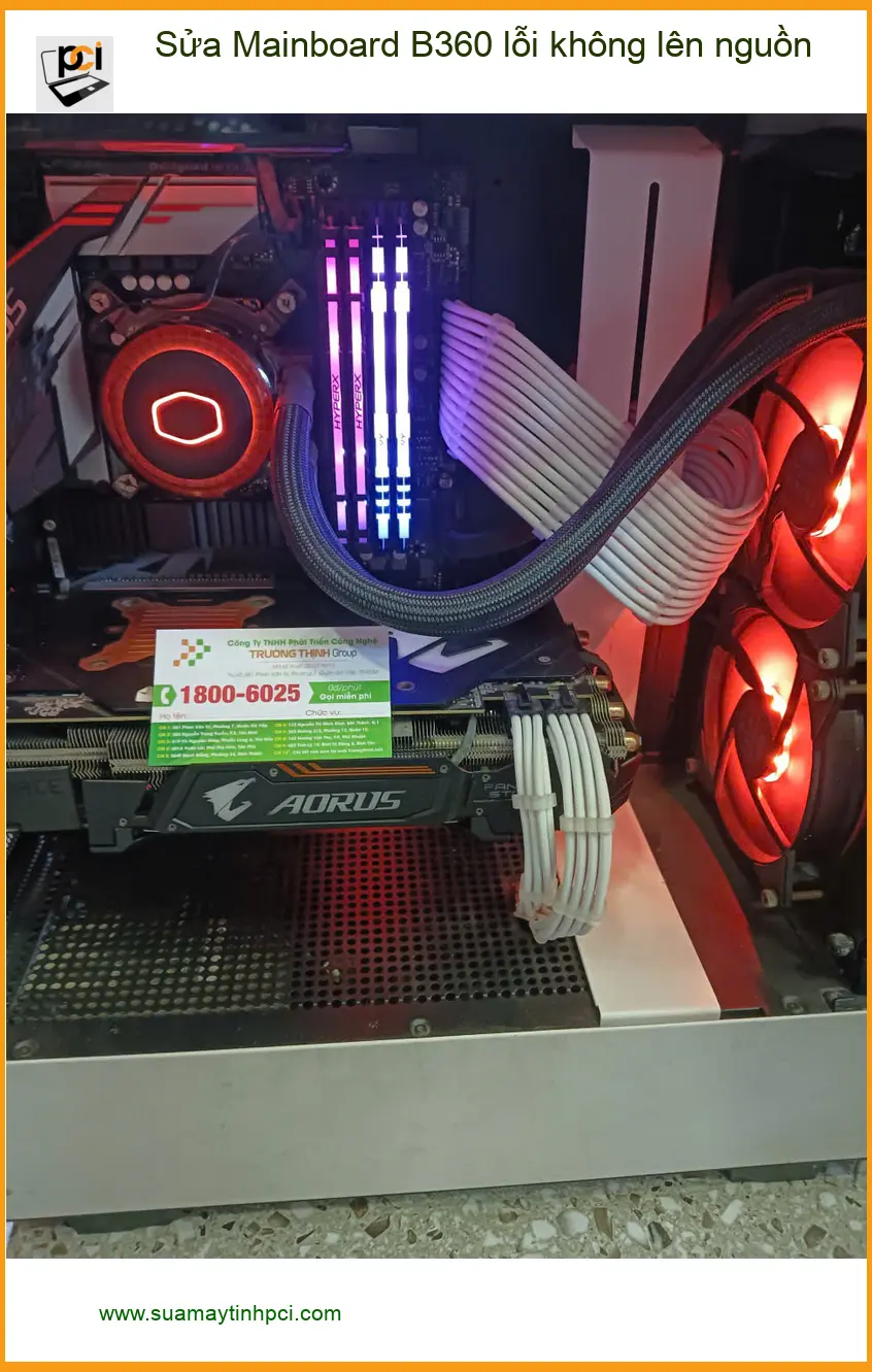 Dịch vụ sửa Mainboard B360 lỗi không lên nguồn Quận 7 - Chú Vinh giám đốc ảnh thực tế 2