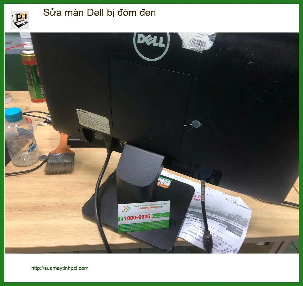 Nơi sửa màn Dell bị đóm đen Quận Bình Tân - Em Trí sinh viên tìm chỗ ảnh thực tế 2