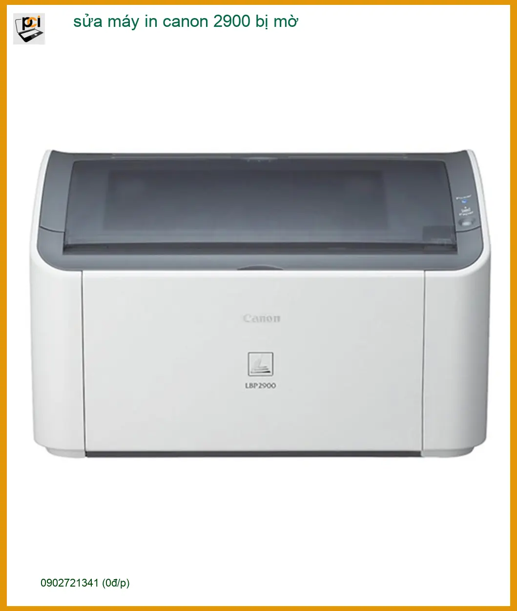 Sửa máy in Canon 2900 bị mờ tận nơi – Điện thoại công ty xử lý gấp
