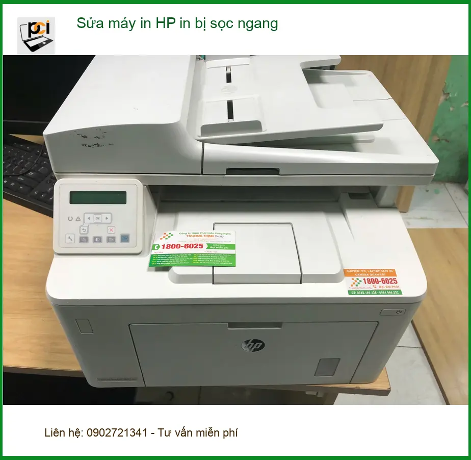 Anh Quang thiết kế gặp rắc rối: Sửa máy in HP in bị sọc ngang Quận Bình Tân uy tín ảnh thực tế 1