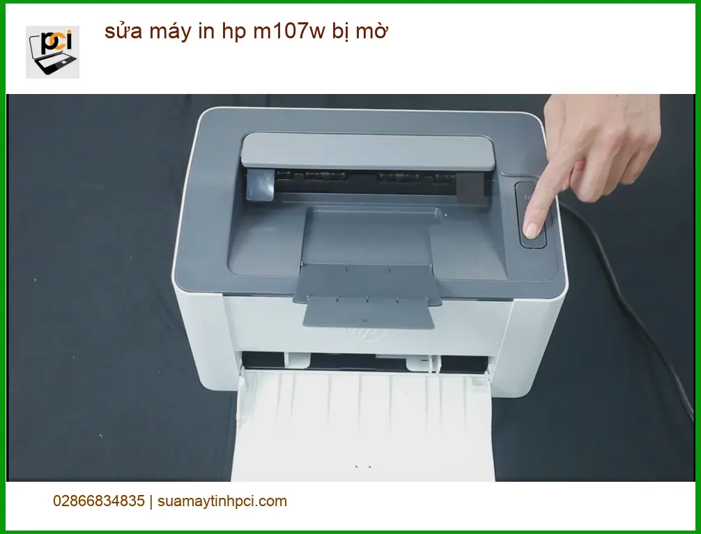 Sửa máy in HP M107w bị mờ tận nơi – Thợ đổ mực nhanh giá rẻ