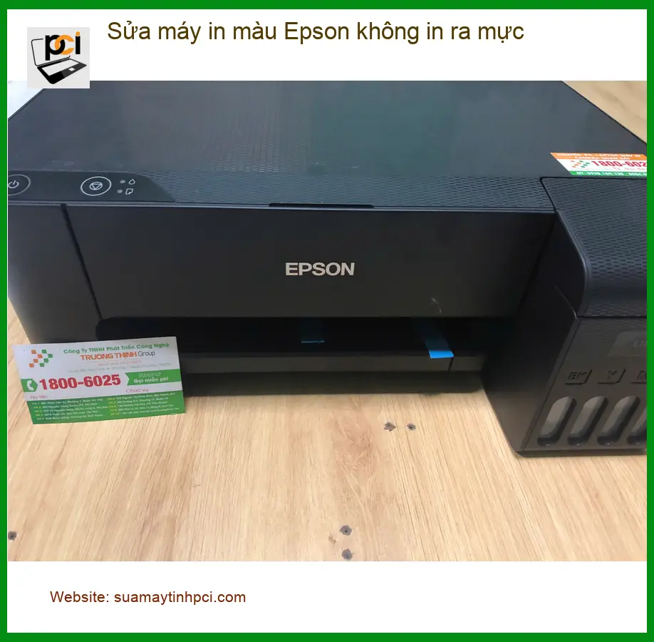 Bác Thiện tìm cách sửa máy in màu Epson bị nghẹt mực Quận Bình Tân