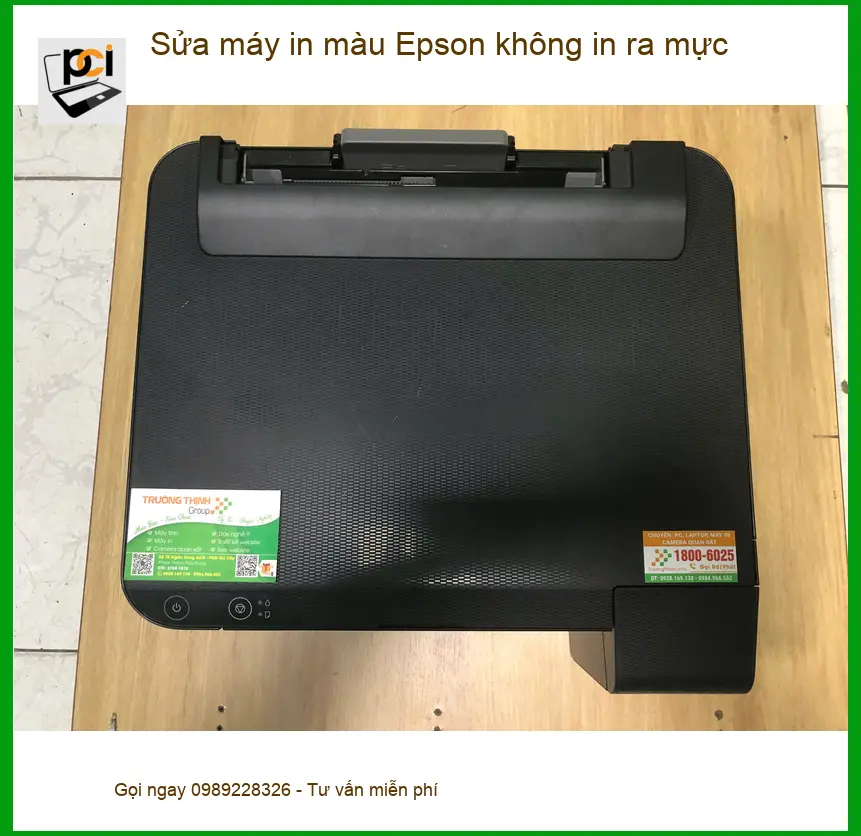 Bác Thiện tìm cách sửa máy in màu Epson bị nghẹt mực Quận Bình Tân ảnh thực tế 1