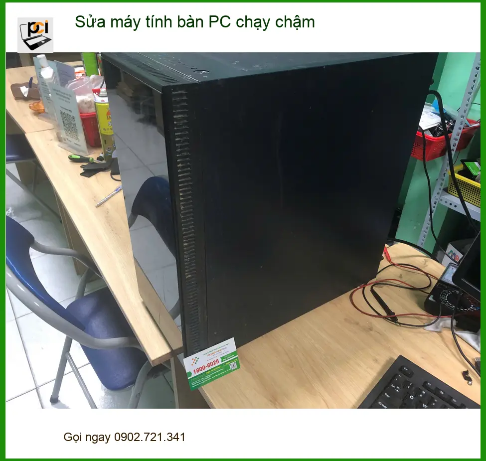 Ông Vĩnh đã tìm địa điểm sửa máy tính bàn PC chạy chậm Quận Bình Tân ảnh thực tế 1