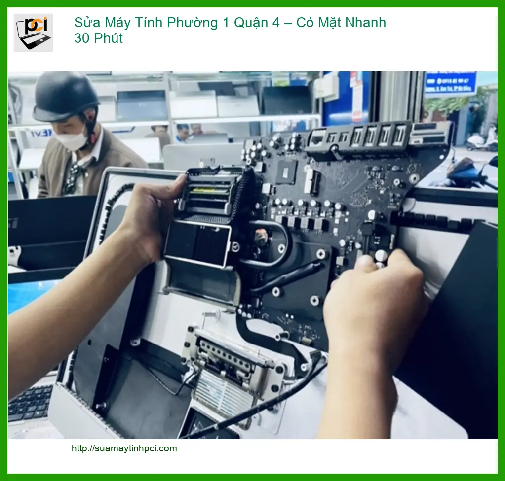 Sửa máy tính Phường 1 Quận 4 – Có Mặt Nhanh 30 Phút – PCI Uy Tín