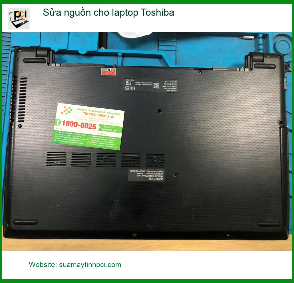 Chú Phước kỹ sư xây dựng tìm Trung tâm Sửa nguồn laptop Toshiba Quận Bình Tân uy tín ảnh thực tế 1