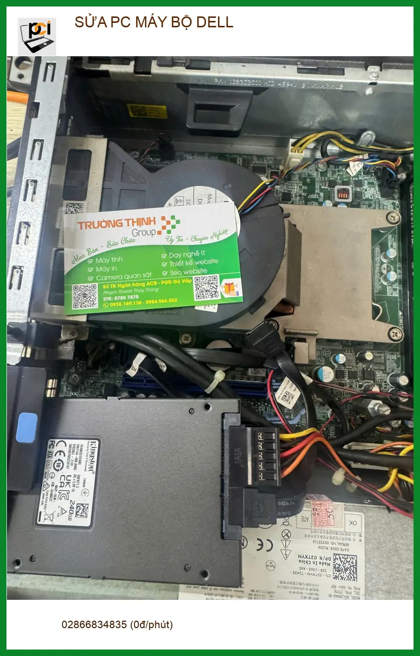 Anh Quang kỹ sư tìm Trung tâm Sửa PC Máy Bộ Dell Quận Tân Bình uy tín ảnh thực tế 1