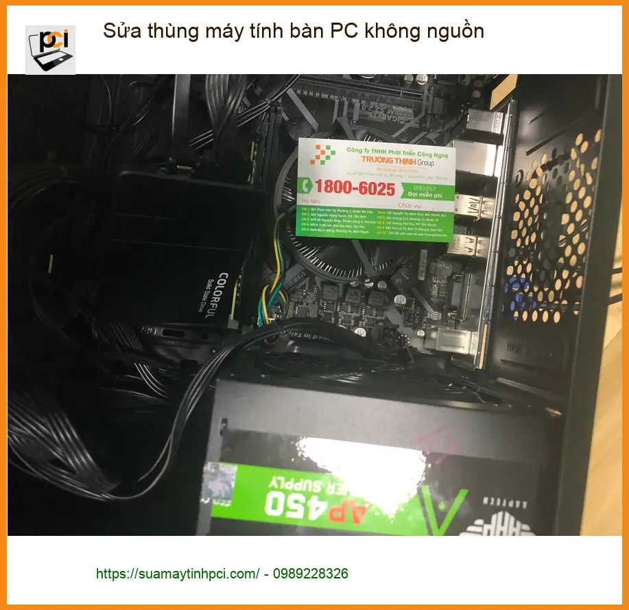 Anh Kiệt quản lý siêu thị tìm chỗ sửa thùng máy tính PC không nguồn gấp Quận Bình Tân