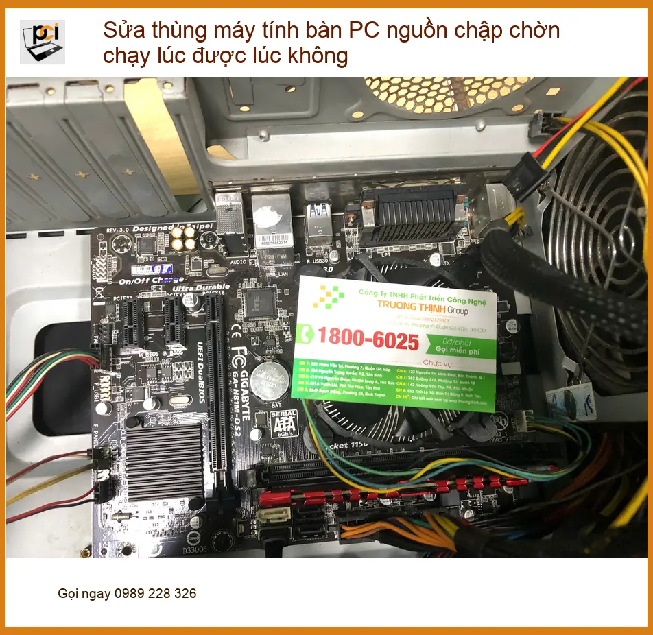 Anh Đạt kỹ sư IT cần sửa PC nguồn chập chờn Quận Bình Tân – Dịch vụ uy tín