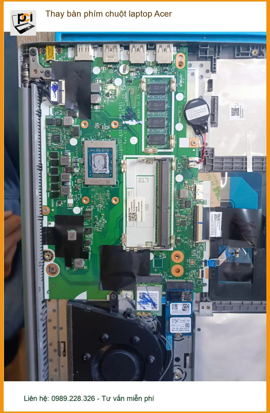 Anh Quang kỹ sư tìm địa điểm thay bàn phím chuột laptop Acer Quận Tân Phú uy tín