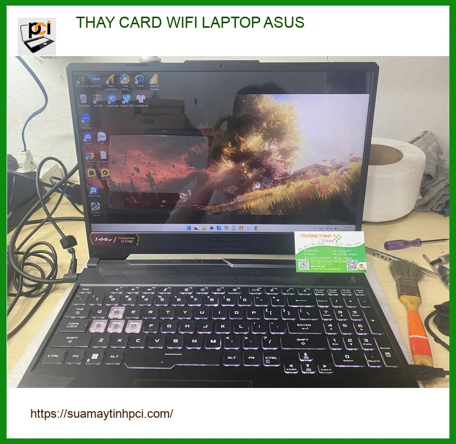 Chú Phát review dịch vụ Thay CARD WIFI LAPTOP ASUS Quận Gò Vấp uy tín ảnh thực tế 1