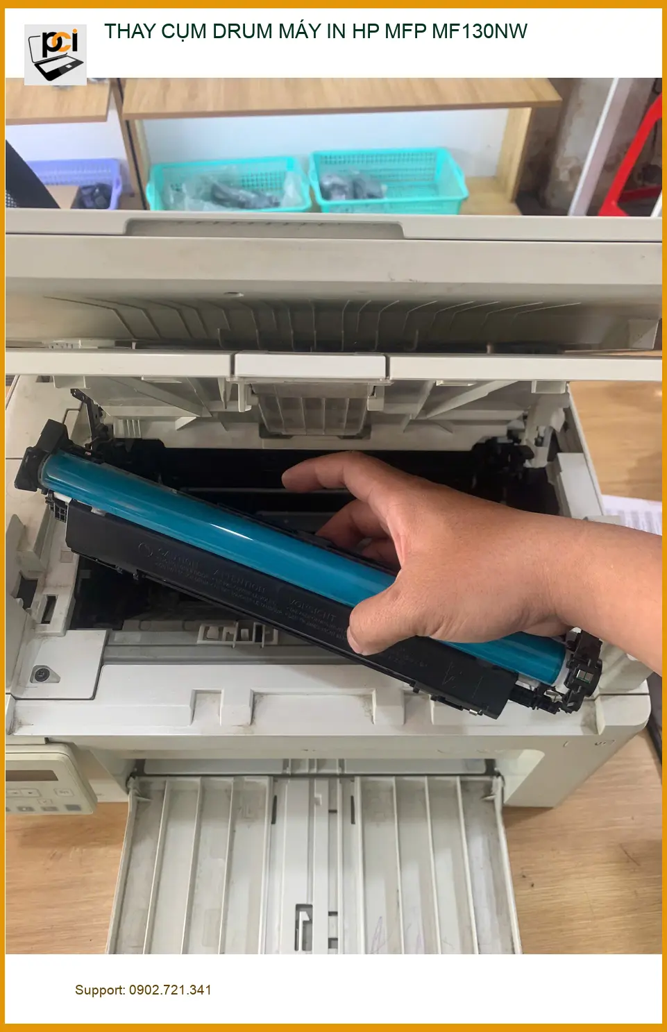 Anh Tuấn Anh thay cụm drum máy in HP MFP MF130NW Quận Quận Tân Bình