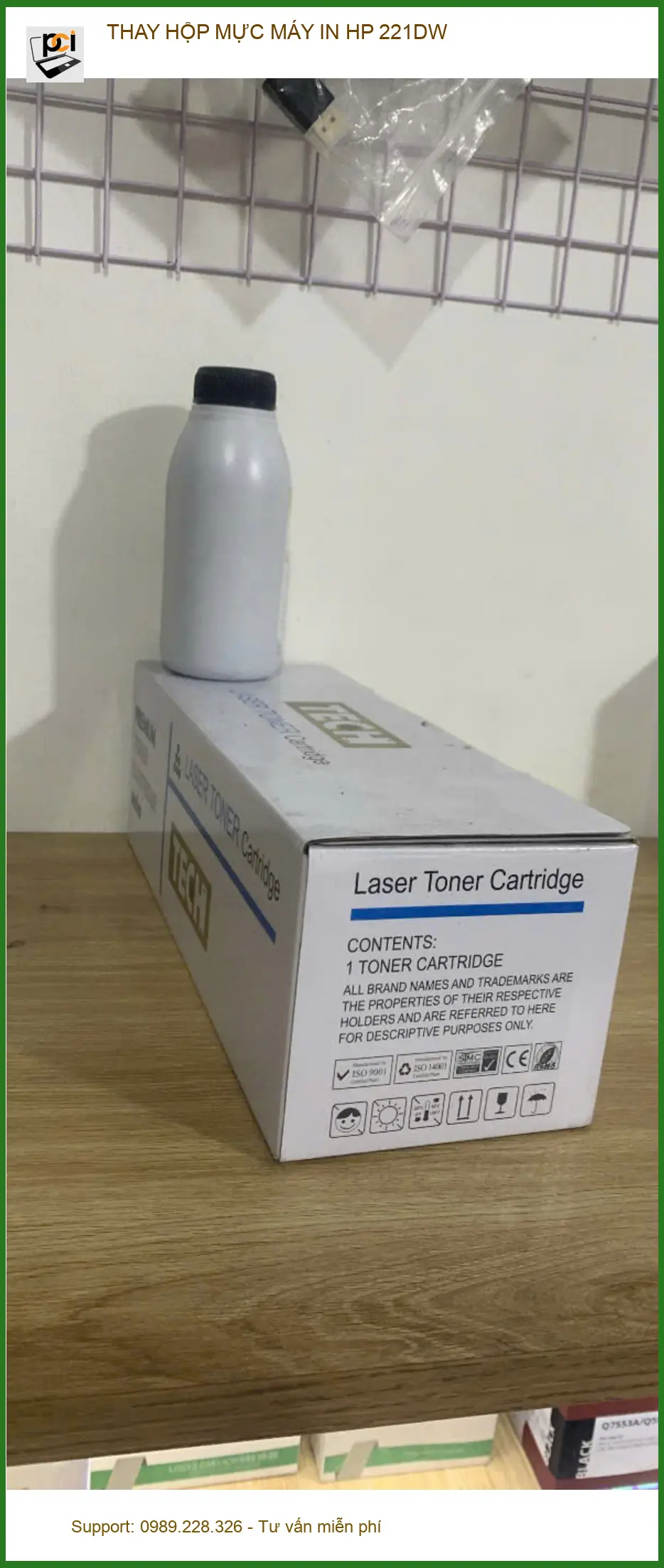 Anh Phước review dịch vụ thay hộp mực máy in HP 221DW Quận Tân Bình ảnh thực tế 1