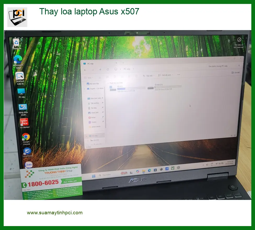 Chị Thùy An kế toán tìm Thay loa laptop Asus x507 Quận Bình Tân - Trung tâm Uy tín ảnh thực tế 1
