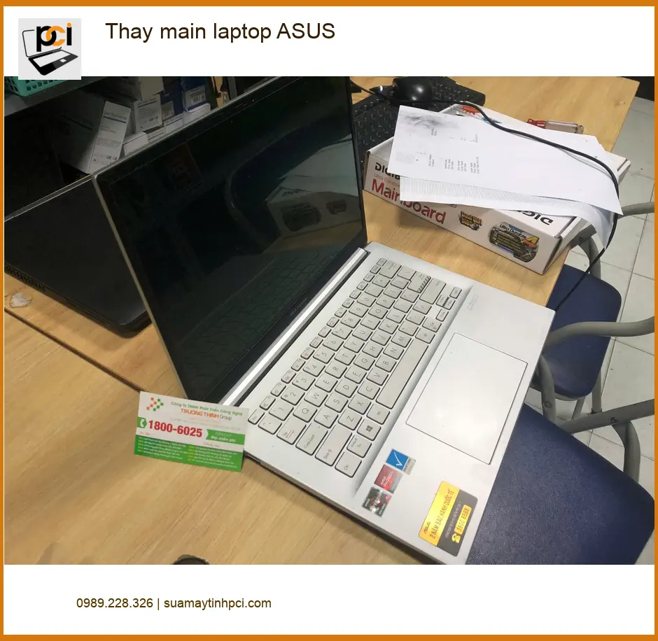 Anh Phúc nhân viên văn phòng tìm chỗ thay main laptop ASUS Quận Bình Tân uy tín