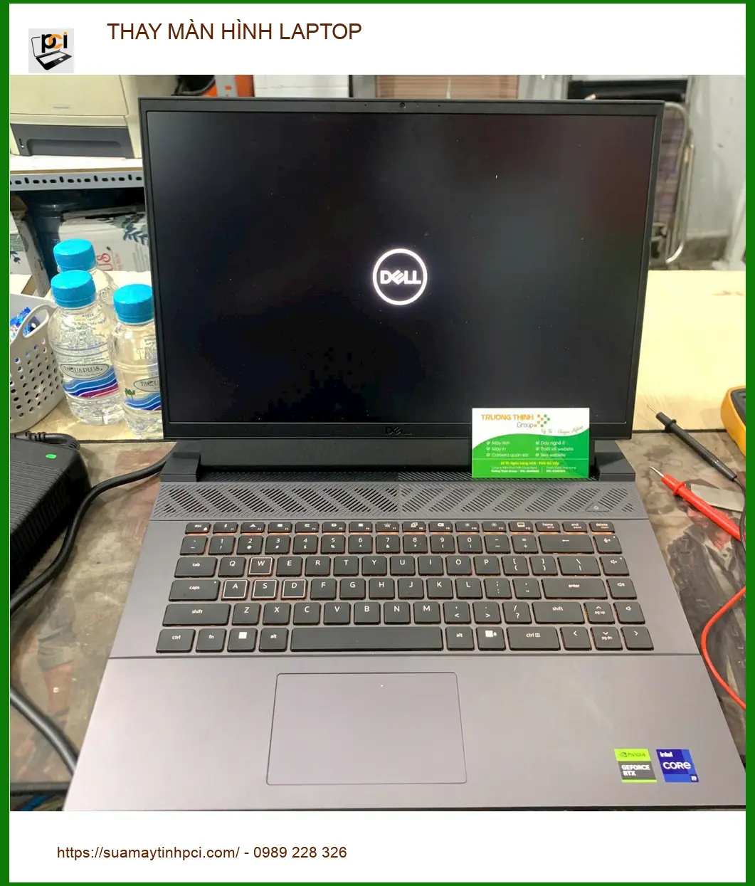 Anh Phúc nhân viên văn phòng tìm trung tâm Thay màn hình laptop Quận Bình Thạnh ảnh thực tế 1