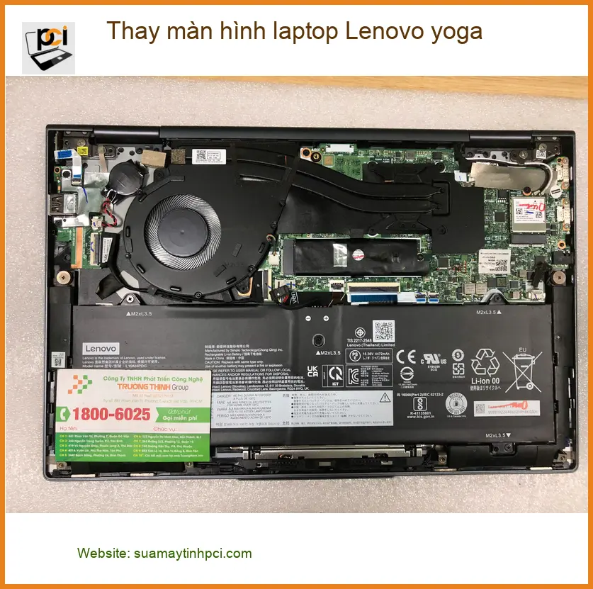 Anh Dũng tìm nơi thay màn hình laptop Lenovo Yoga Quận Bình Tân uy tín ảnh thực tế 2