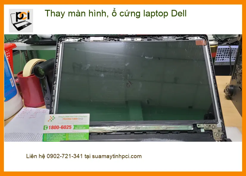 Anh Khôi trải nghiệm thay màn hình, ổ cứng laptop Dell Quận Bình Tân ảnh thực tế 1