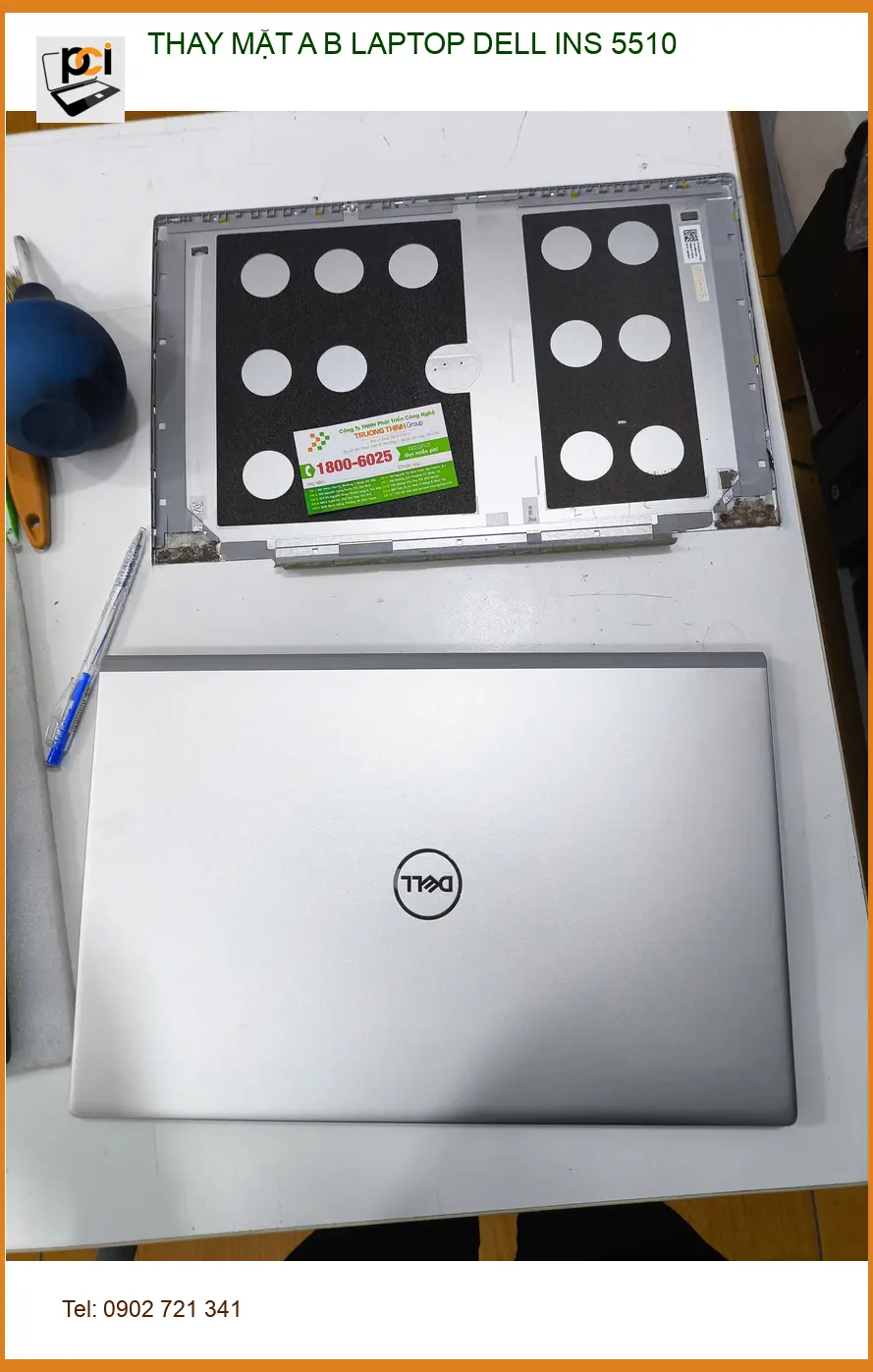 Dịch vụ thay mặt A, B laptop Dell Ins 5510 Quận Gò Vấp - Chị Phương chủ shop online ảnh thực tế 1