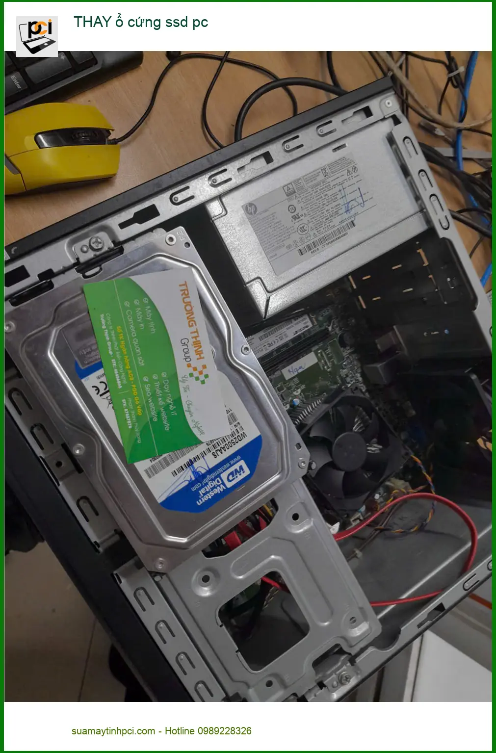 Chị Ngân kế toán cần máy gấp - Cửa hàng Thay ổ cứng ssd pc Quận Thủ Đức lấy liền ảnh thực tế 1