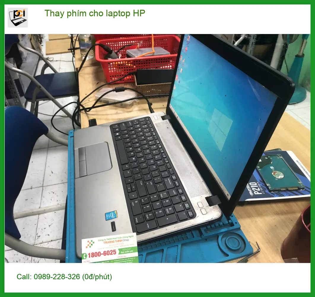 Anh Kiên IT văn phòng và trải nghiệm thay phím laptop HP tại Quận Bình Tân ảnh thực tế 1