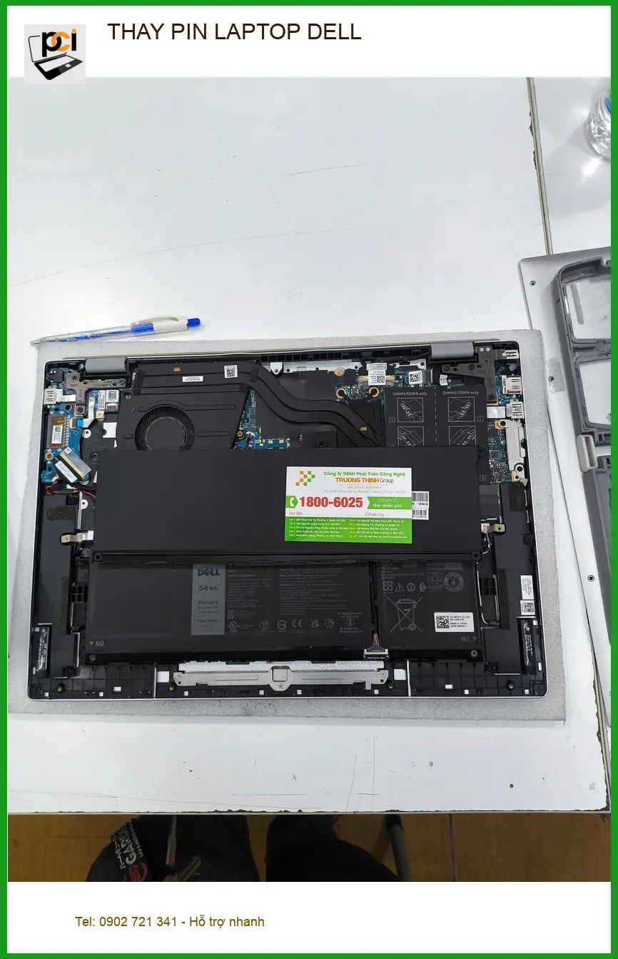 Cửa hàng thay pin laptop Dell Quận Gò Vấp - Chị Thanh tìm chỗ uy tín ảnh thực tế 1