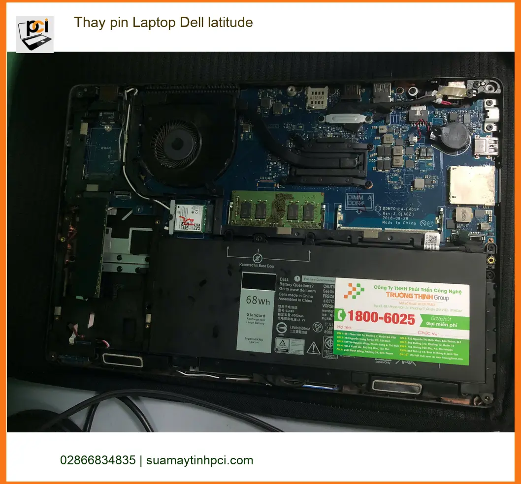 Anh Tân tìm cửa hàng thay pin Laptop Dell latitude Quận Bình Tân lấy liền uy tín ảnh thực tế 1