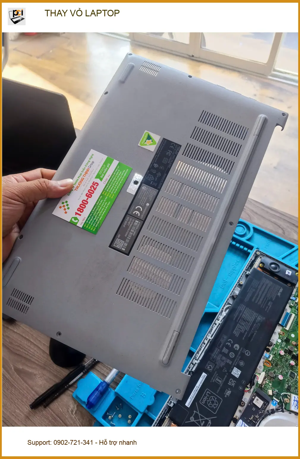 Anh Quang nhà thiết kế tìm nơi Thay VỎ LAPTOP Quận Gò Vấp uy tín ảnh thực tế 1