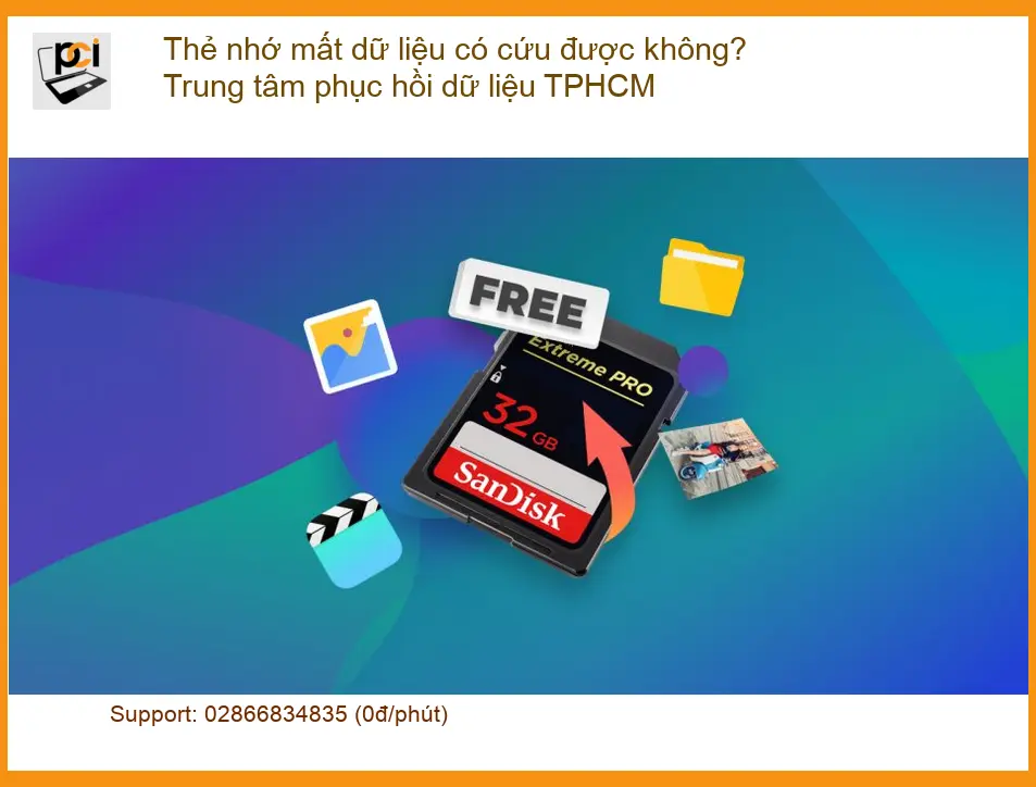 Khôi Phục Dữ Liệu Thẻ nhớ mất dữ liệu? – Trung tâm phục hồi TPHCM
