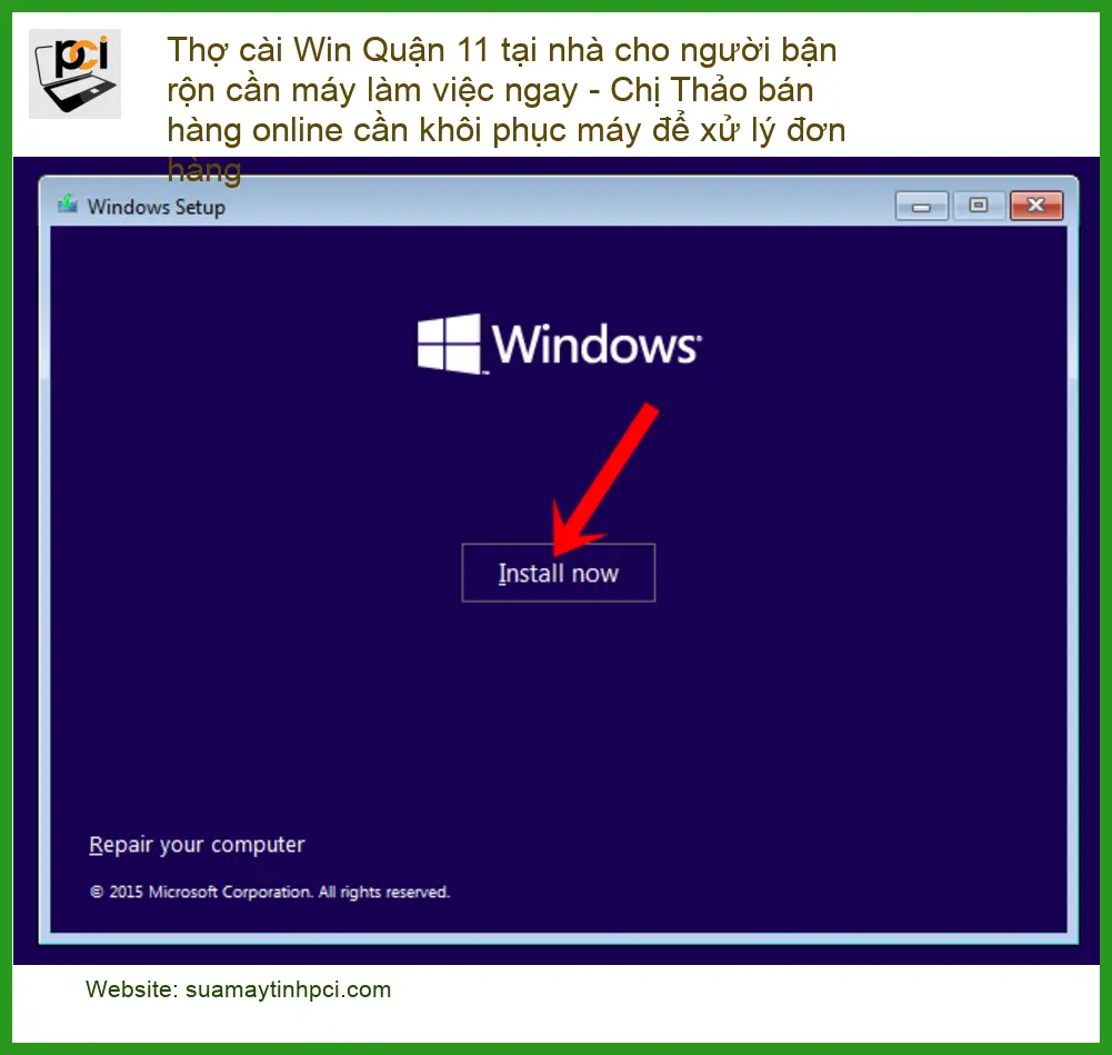 Windows Thợ cài Win Quận 11 tại nhà – Dịch vụ khắc phục tận nơi lấy liền