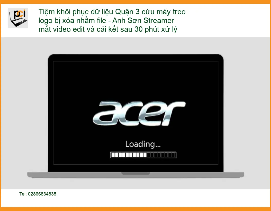 Khôi Phục Dữ Liệu Quận 3 cứu máy treo logo, xóa file – Gọi thợ ngay