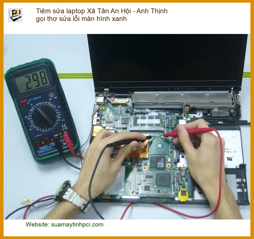 Sửa laptop Xã Tân An Hội lỗi màn hình xanh – Địa chỉ uy tín Tphcm