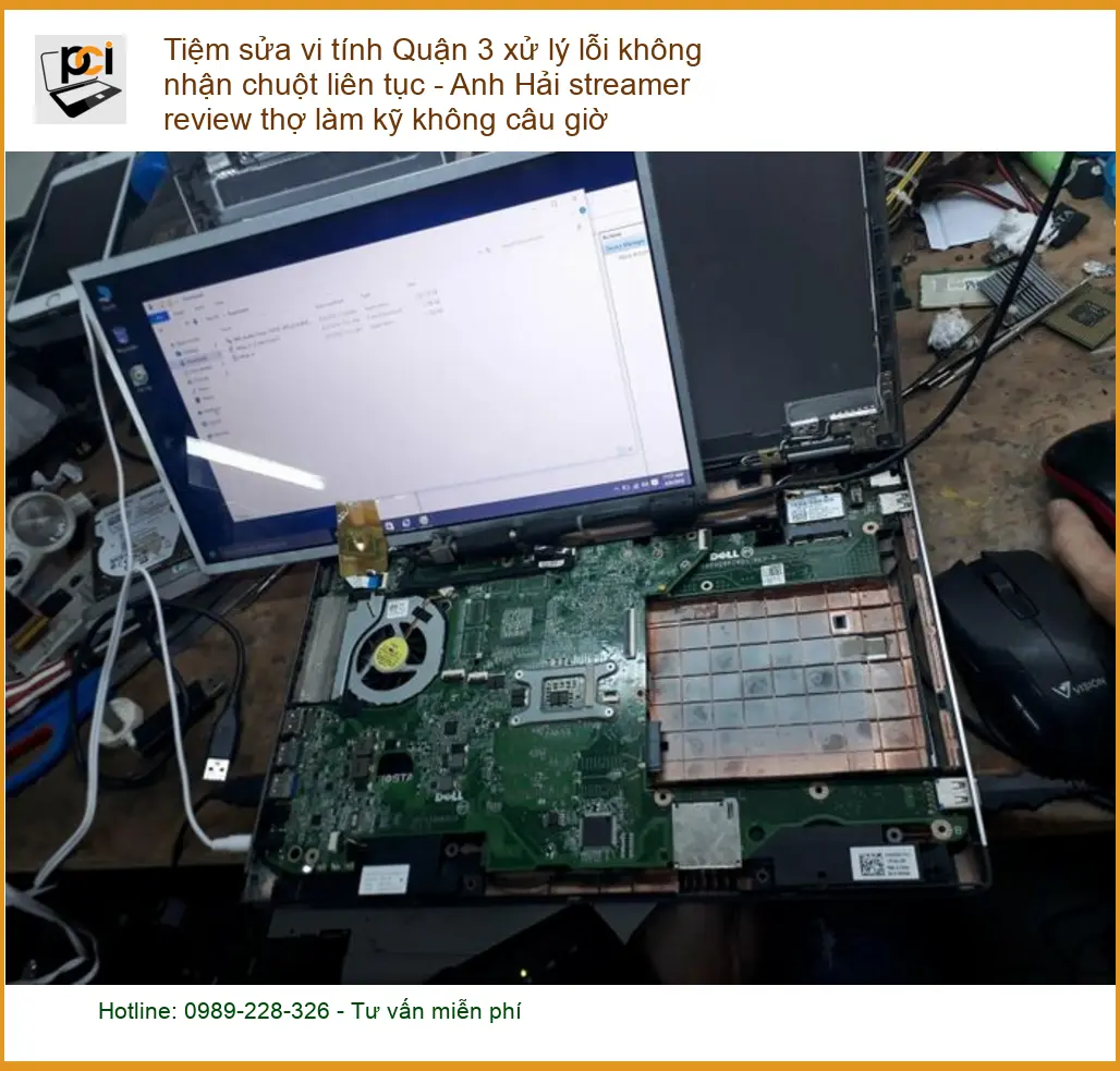 Sửa máy tính Quận 3 lỗi không nhận chuột liên tục – Dịch vụ khắc phục tận nơi lấy liền
