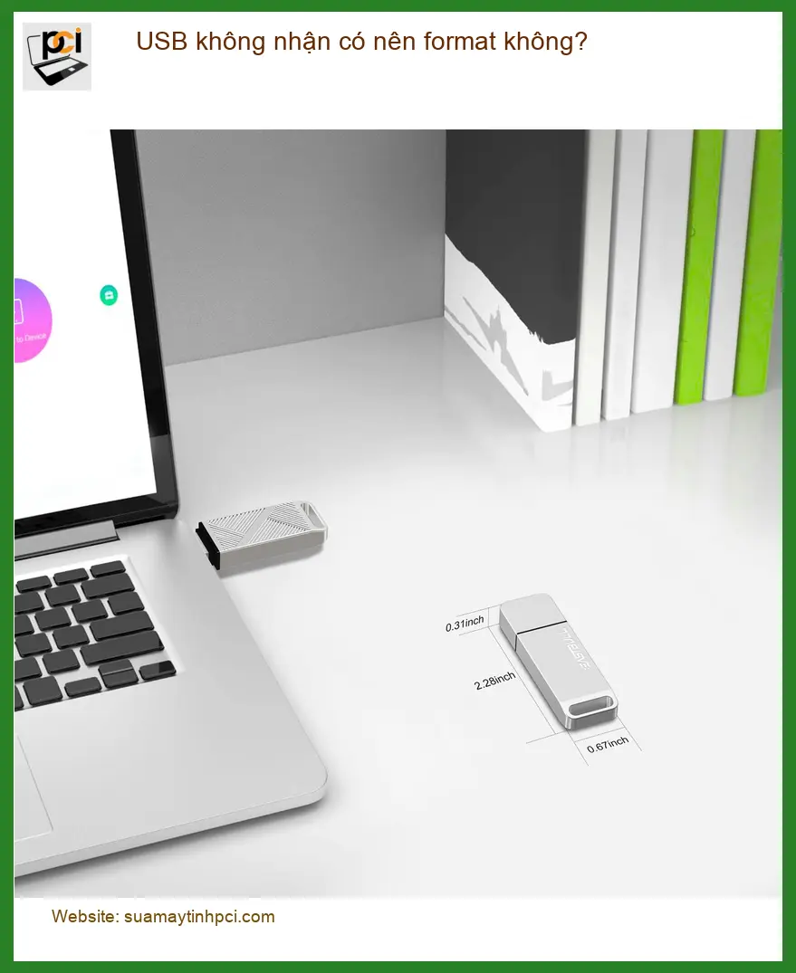 Khôi Phục Dữ Liệu USB không nhận có nên format không? – Tư vấn chuyên gia PCI