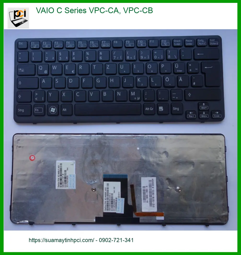 Thay Bàn phím Laptop VAIO C Series - Thay Mới Nhanh Chóng - Trung Tâm TPHCM