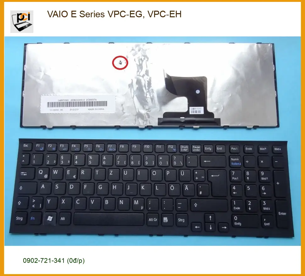 Thay Bàn phím Laptop VAIO VPC-EG, VPC-EH | Trung Tâm TPHCM Uy Tín | Lấy Liền
