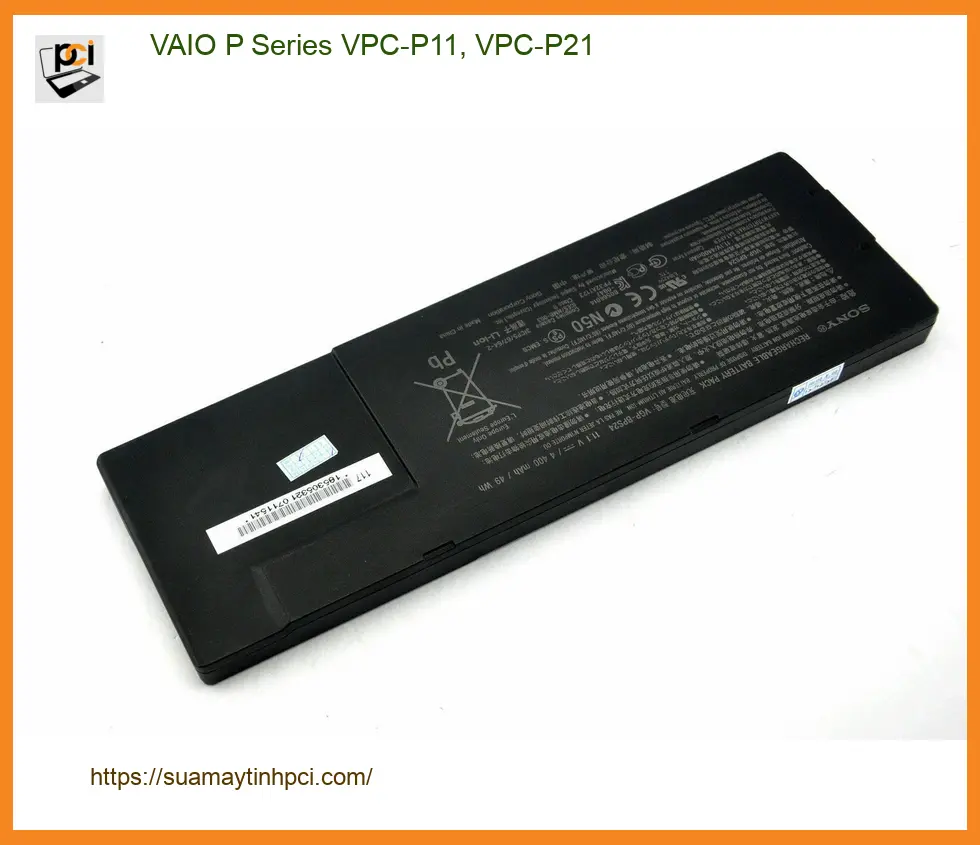 Pin Laptop VAIO P Series - Thay Nhanh Tại Cửa Hàng - Giá Rẻ TPHCM