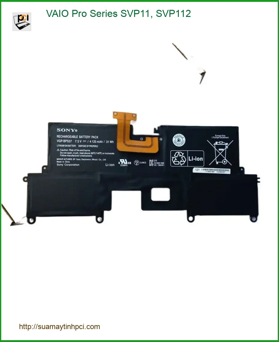 Thay Pin Laptop VAIO Pro SVP11 SVP112 | Dịch Vụ Uy Tín Giá Rẻ Nhanh TPHCM