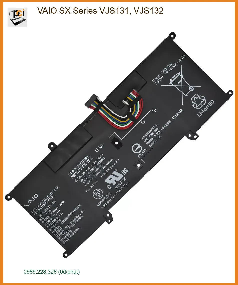 Pin Laptop VAIO SX Series - Thay Pin Lấy Liền TPHCM Giá Rẻ Uy Tín